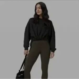 Women's Black and Olive Pants